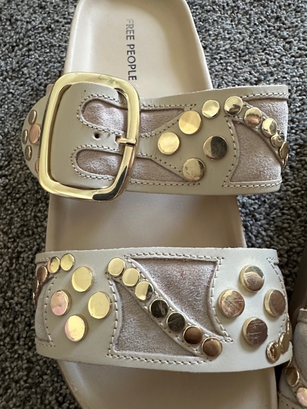 Free People Revelry Studded Sandals. Sz 6 - Picture 4 of 15